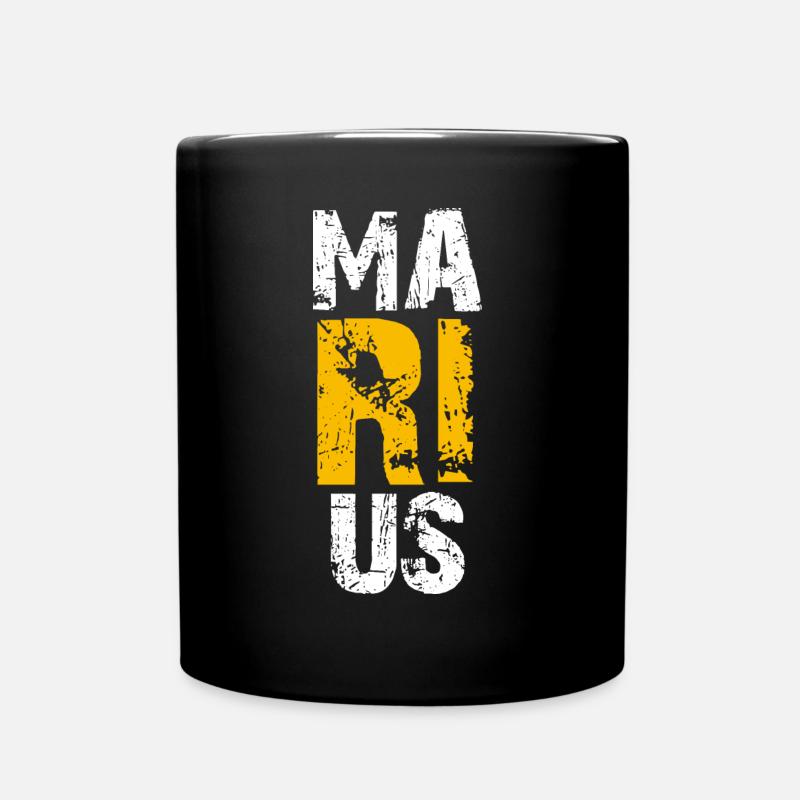 Marius - Tasse einfarbig - Schwarz