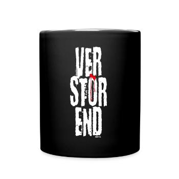 Verstörend - Tasse einfarbig - Schwarz - Vorne