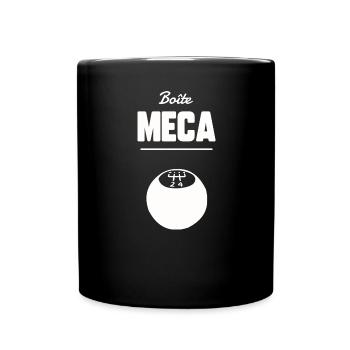 Boîte meca - Mug uni - noir - Devant