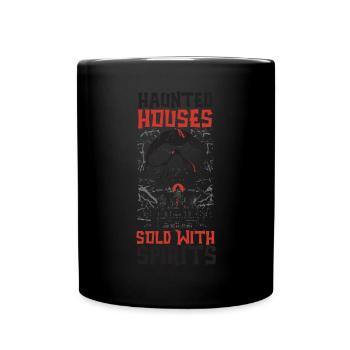 Maisons hantées vendues avec Ghosts Realtor Hello - Mug uni - noir - Devant