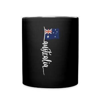 Advance Australia Flag - Full Colour Mug - black - Front