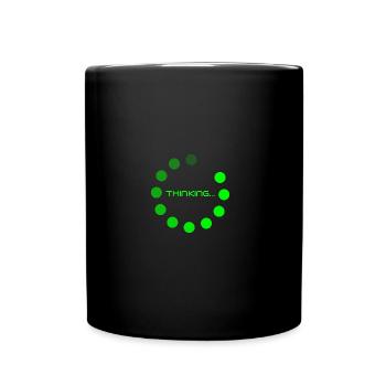 Les balises de charge Thinking Indicateur de charge - Mug uni - noir - Devant