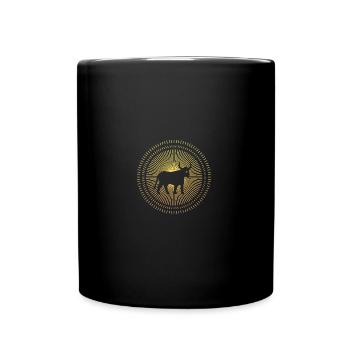 Taurus as a zodiac sign - Full Colour Mug - black - Front