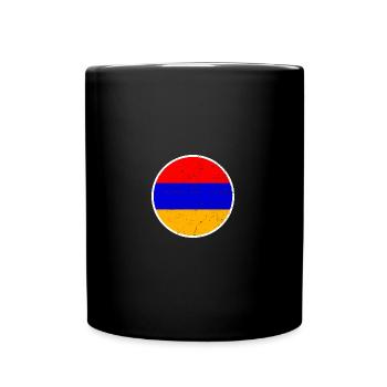Armenia Armenia Armenian Flag Proud Armenian - Full Colour Mug - black - Front