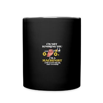 Maschinist Maschine Handwerk Maschienenführer - Tasse einfarbig - Schwarz - Vorne