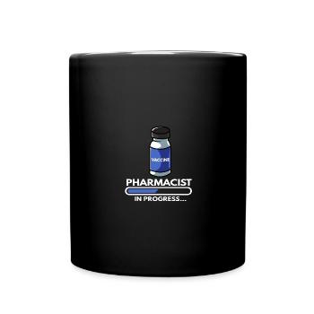 Apotheker Apotheke Pharmazie PTA - Tasse einfarbig - Schwarz - Vorne