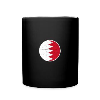 Bahraini flag Bahraini - Full Colour Mug - black - Front