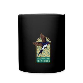 Barn Swallow Whisperer Austria Bird - Full Colour Mug - black - Front