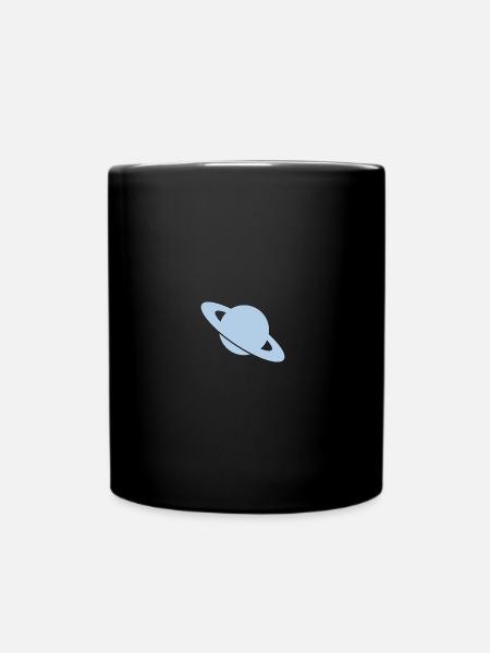 Solar System - Planets - Space - Full Colour Mug - black