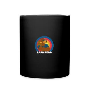 Papa Bear - Full Colour Mug - black - Front