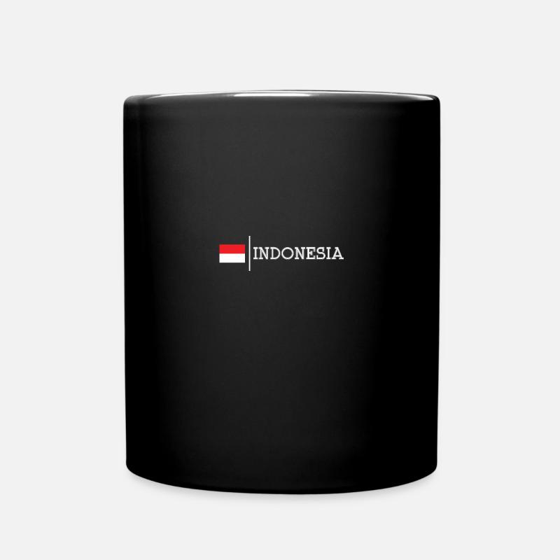 Indonésie - Mug uni - noir