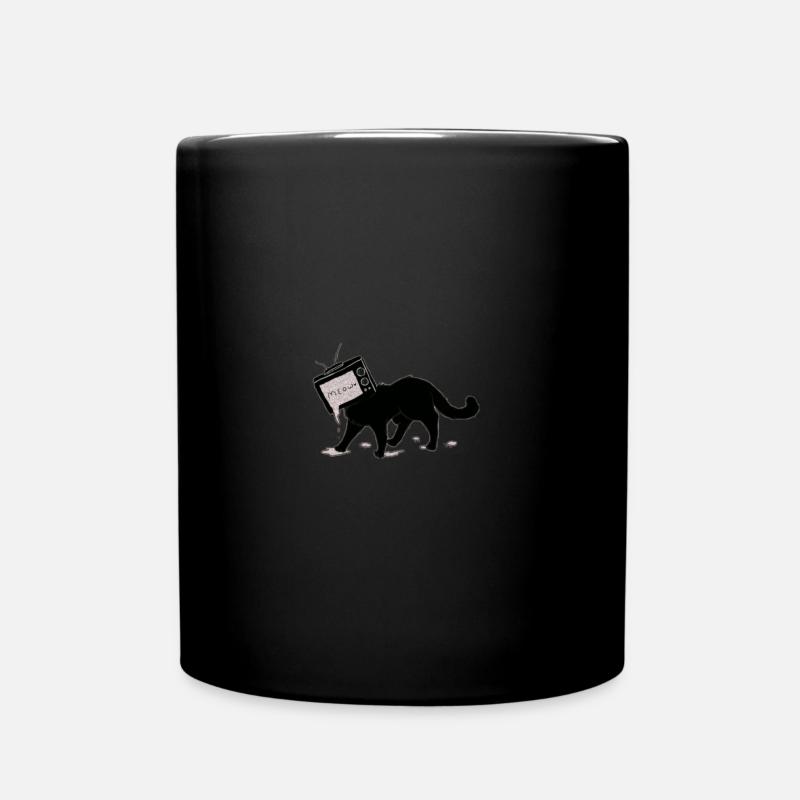 kitten - Full Colour Mug - black