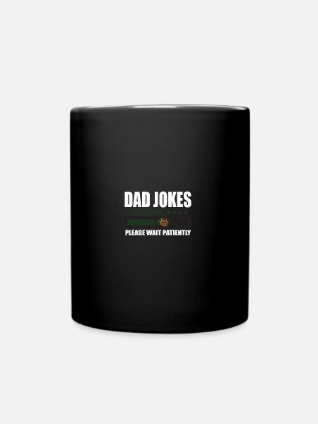 Dad Jokes - Tasse einfarbig - Schwarz