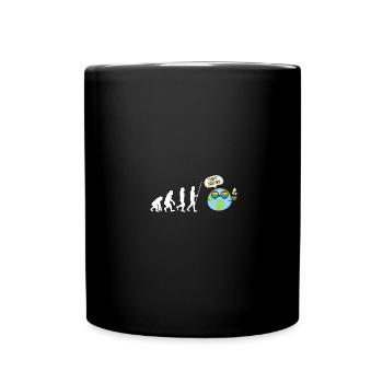 Go Planet It's Your Earth Day Rainbow - Tasse einfarbig - Schwarz - Vorne