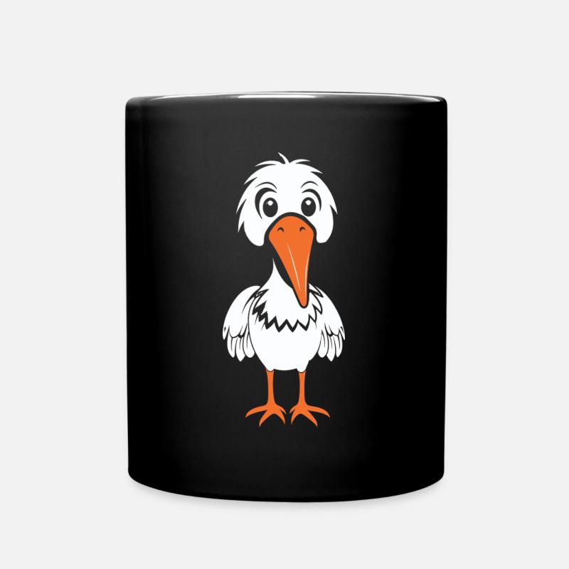 cigogne - Mug uni - noir