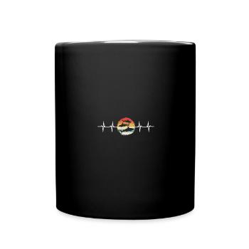 No Fins No Future Safe Sharks - Tasse einfarbig - Schwarz - Vorne