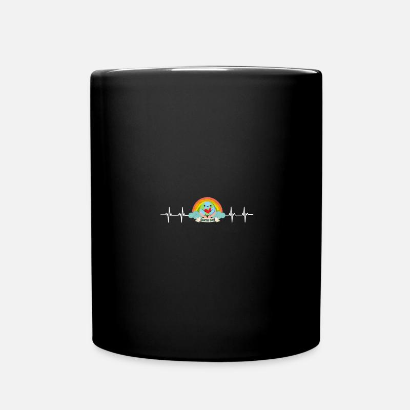 Go Planet It's Your Earth Day Rainbow - Tasse einfarbig - Schwarz