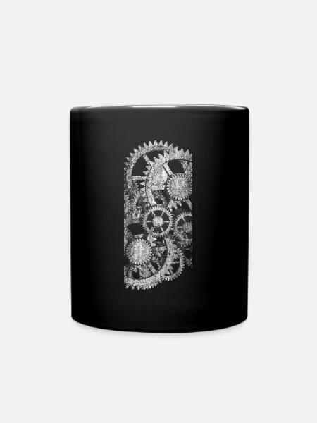 Steampunk Steam Punk Gears Gear - Mug uni - noir