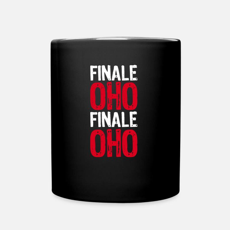 FINALE OHO - Fußball Sport Meisterschaft Gewinner - Tasse einfarbig - Schwarz
