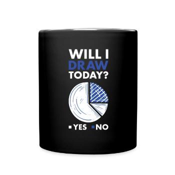 Drawer Will I Dance Today - Tasse einfarbig - Schwarz - Vorne