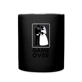 Wedding marriage wedding ceremony love loyalty gift idea - Full Colour Mug - black - Front
