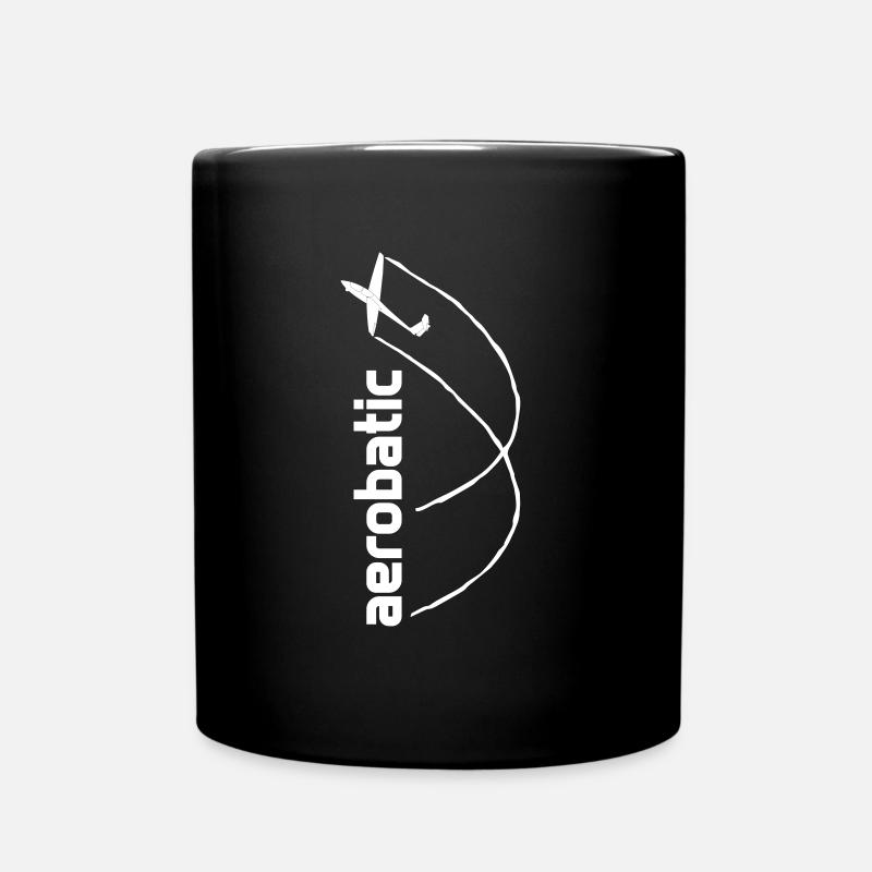 Segelkunstflug ASK21 Segelflieger gleiten Geschenk - Tasse einfarbig - Schwarz