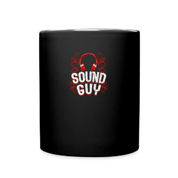 Tontechniker Toningenieur Ton Sound Guy Geschenk - Tasse einfarbig - Schwarz - Vorne