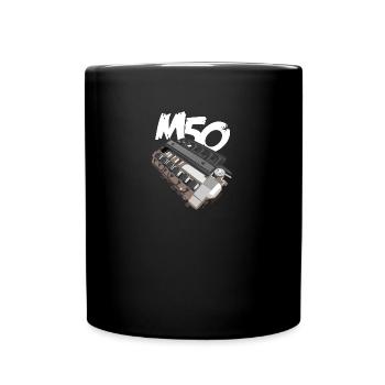 M50 Engine Motor Tuning E36 E30 Hobby Legende - Tasse einfarbig - Schwarz - Vorne