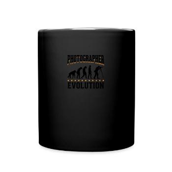 Evolution Photographer Photograph Fotograf - Full Colour Mug - black - Front