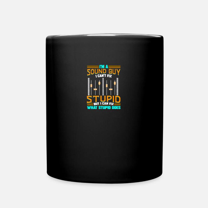 Ingénieur du son Console de mixage Ingénieur du son - Mug uni - noir