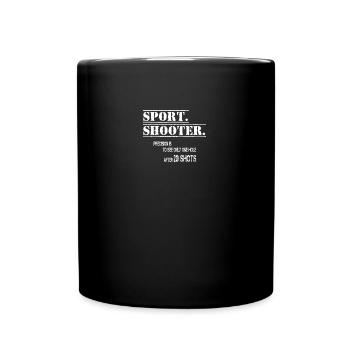 Sportschütze Geschenk Sportschützen Geschenkidee - Tasse einfarbig - Schwarz - Vorne