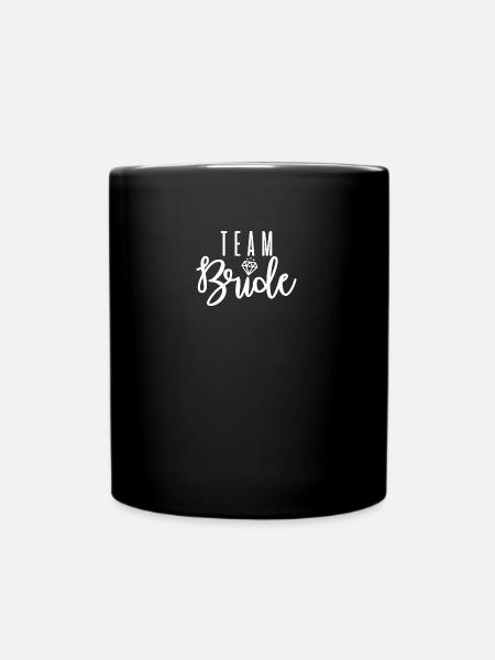 Team Bride - Tasse einfarbig - Schwarz