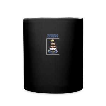 Wanna Clash Arena Royale Clans - Tasse einfarbig - Schwarz - Vorne