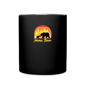 Mama Bear - Full Colour Mug - black - Front