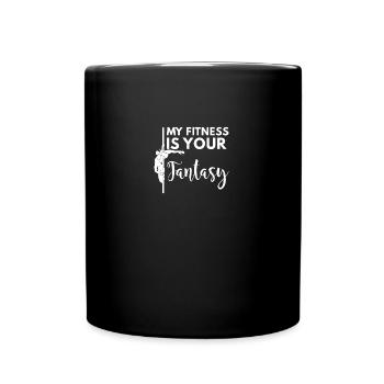 Funny pole dance saying for dancers - Full Colour Mug - black - Front