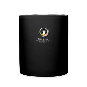 Computer Admin pc programmer code system humor - Full Colour Mug - black - Front
