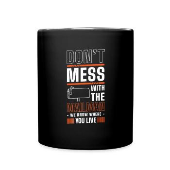 Postman Package - Full Colour Mug - black - Front