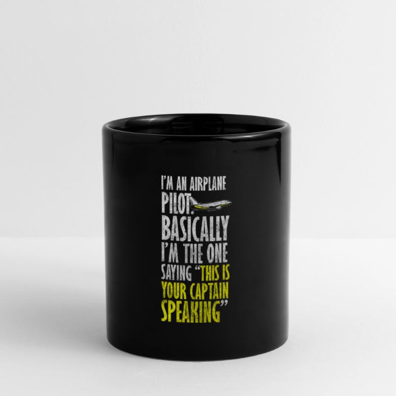 Pilot Work Model Making Glider Full Colour Mug
