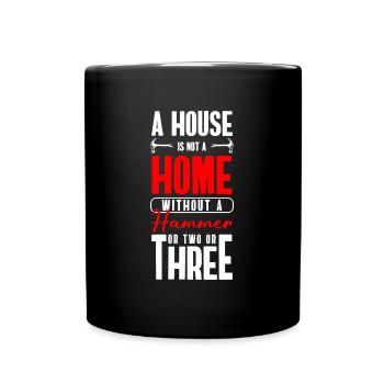 Métier de l’outillage Chantier - Mug uni - noir - Devant