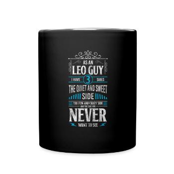Lion Force Mois de naissance Lion - Mug uni - noir - Devant