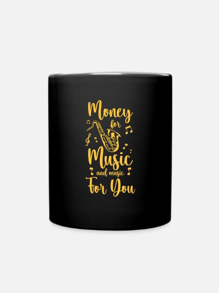 Music Instrument Musical Instrument Entertainer - Full Colour Mug - black