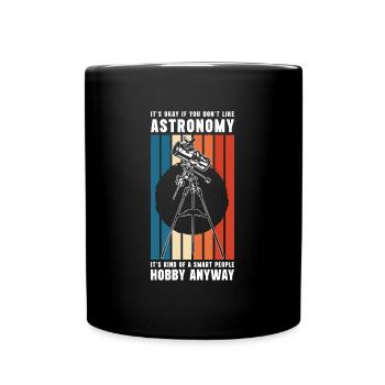Espace spatial astronomique - Mug uni - noir - Devant