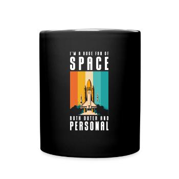 Galaxie Star Rocket - Mug uni - noir - Devant