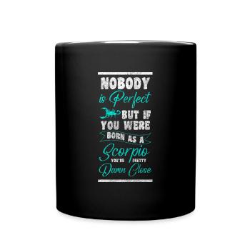 Horoscope Anniversaire Astrologie Personnage - Mug uni - noir - Devant