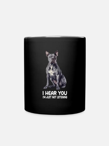 Cane Corso - Tasse einfarbig - Schwarz
