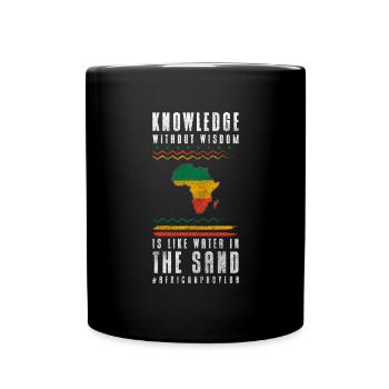 Culture Nature Animaux d’Afrique - Mug uni - noir - Devant