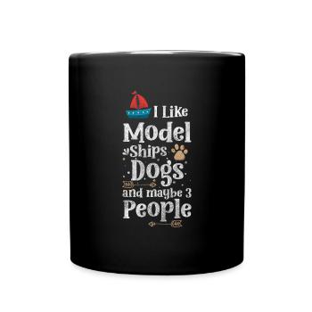 Model Making Lake Seafaring Seaman - Full Colour Mug - black - Front