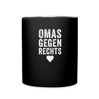 Mémés Cadeaux Contre Le Racisme Droit Liens AFD - Mug uni - noir - Devant