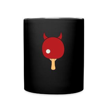 Tischtennis table tennis - Tasse einfarbig - Schwarz - Vorne
