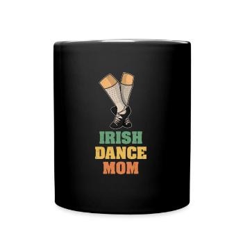 Irland Irish Dance Mädchen Tänzerin Tanzen - Tasse einfarbig - Schwarz - Vorne